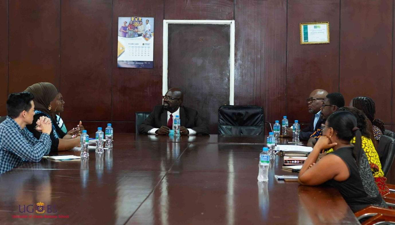 US Embassy Delegation Pays a Courtesy Visit to UGBS Dean to Strengthen Academic Collaboration
