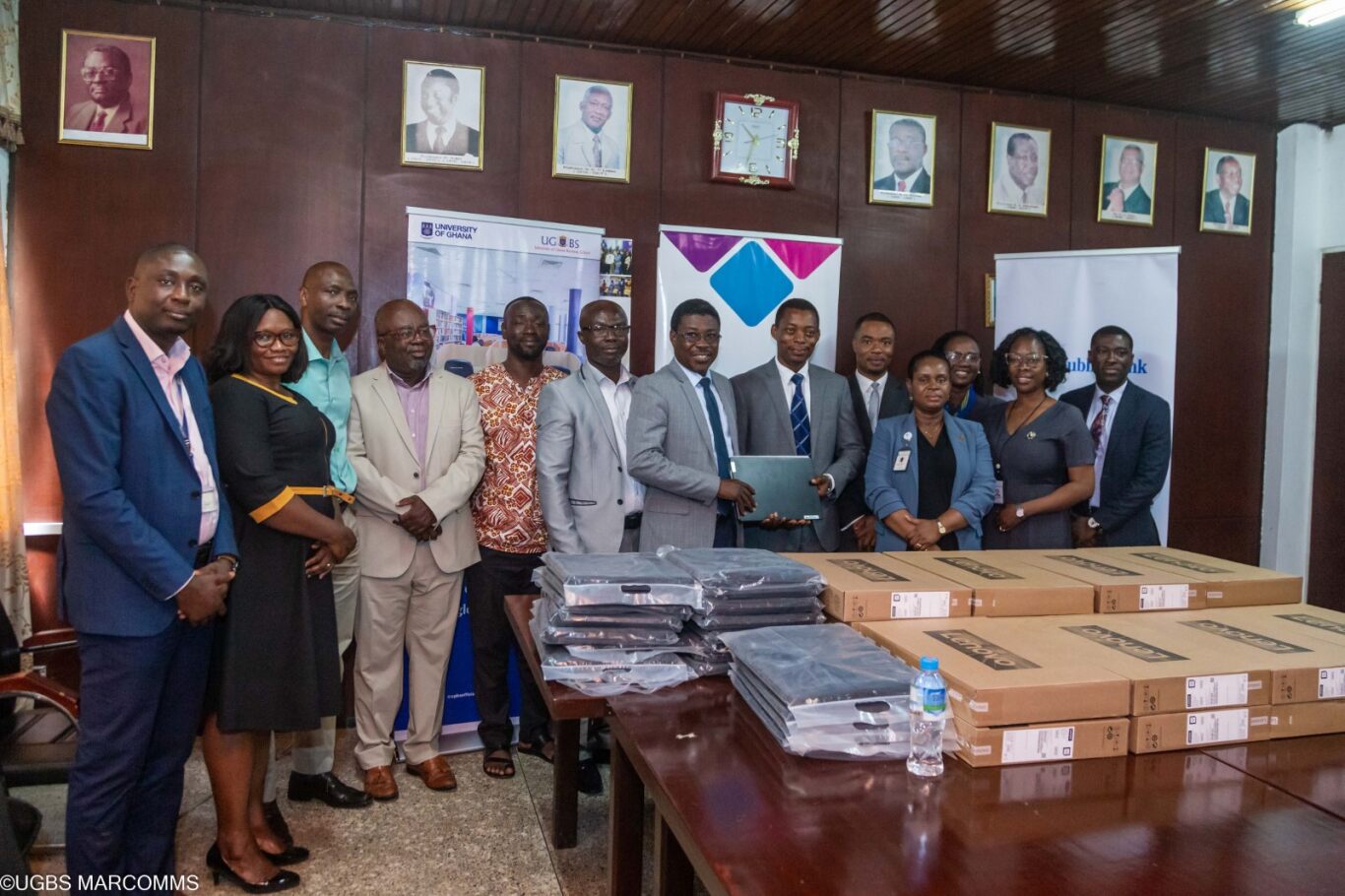 Republic Bank Ghana Donates Laptops to the University of Ghana Business School 