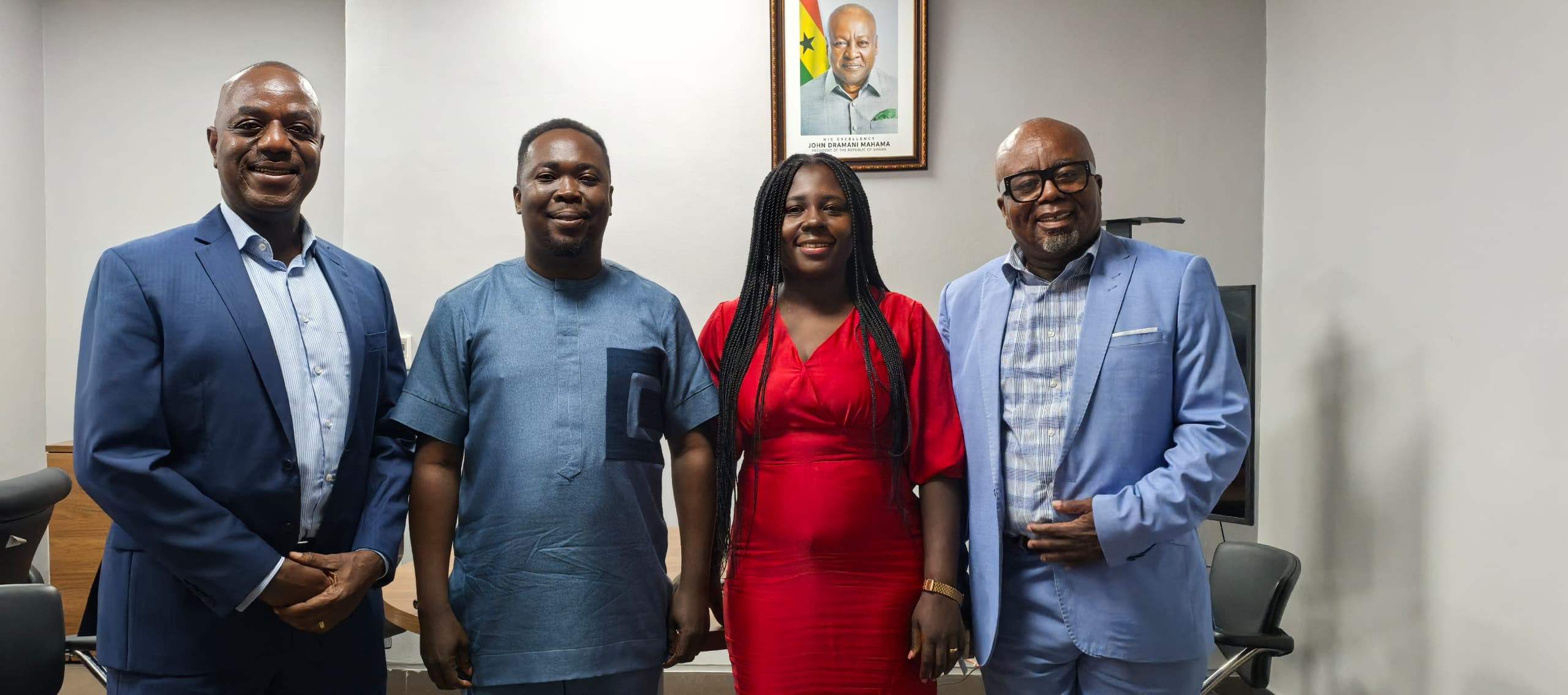 UGBS Alumni Pays Courtesy Visit to NITA Acting Director General, Dr. Mark-Oliver Kevor 
