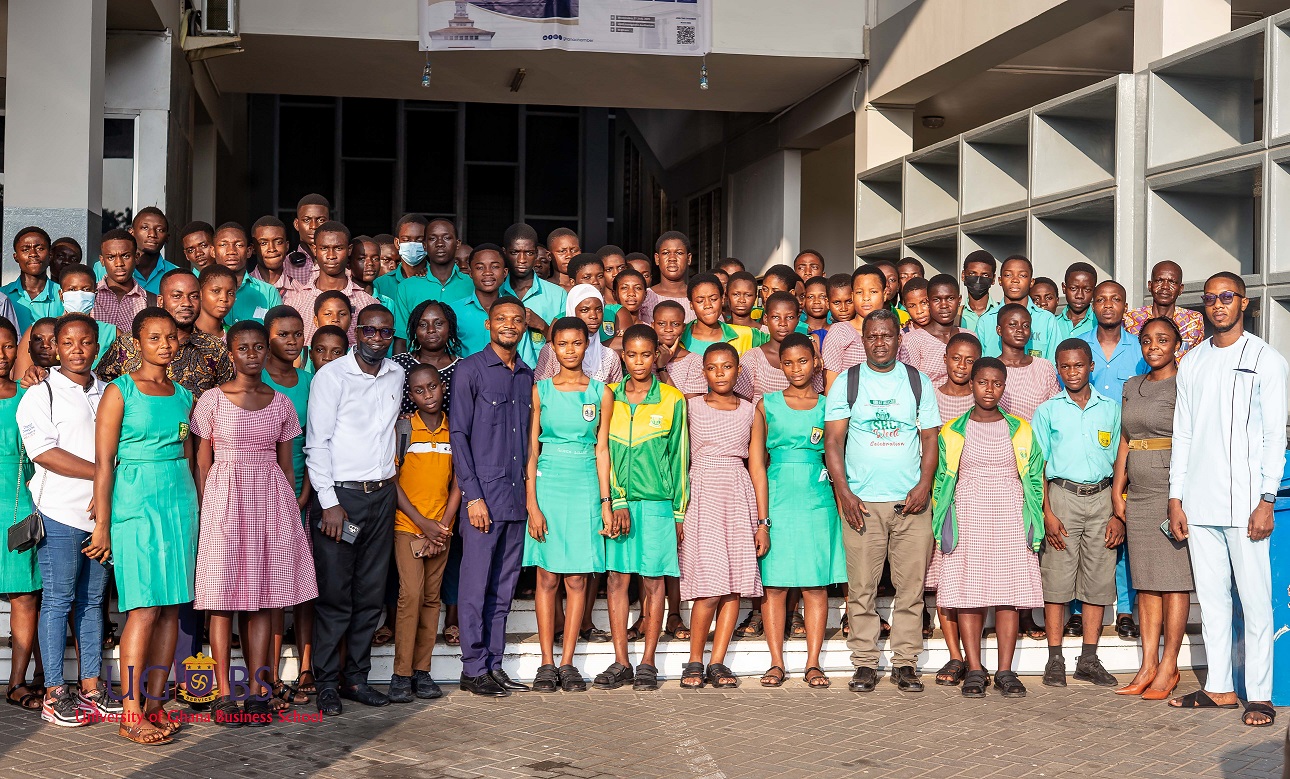 Akatsi Senior Technical High School Engages UGBS on Tertiary Education and Opportunities 