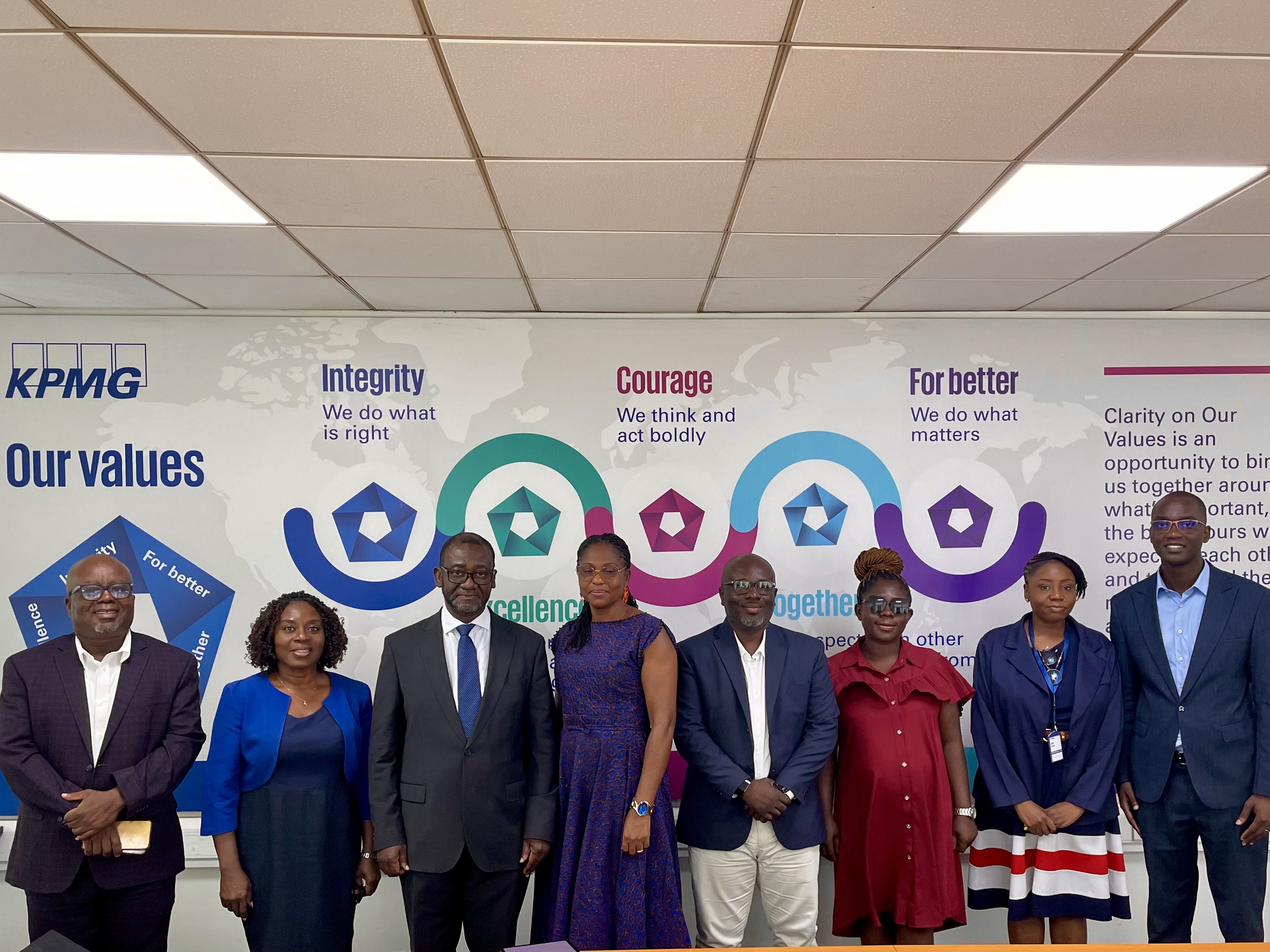 UGBS Alumni Relations Unit Visits KPMG to Deepen Institutional Ties 