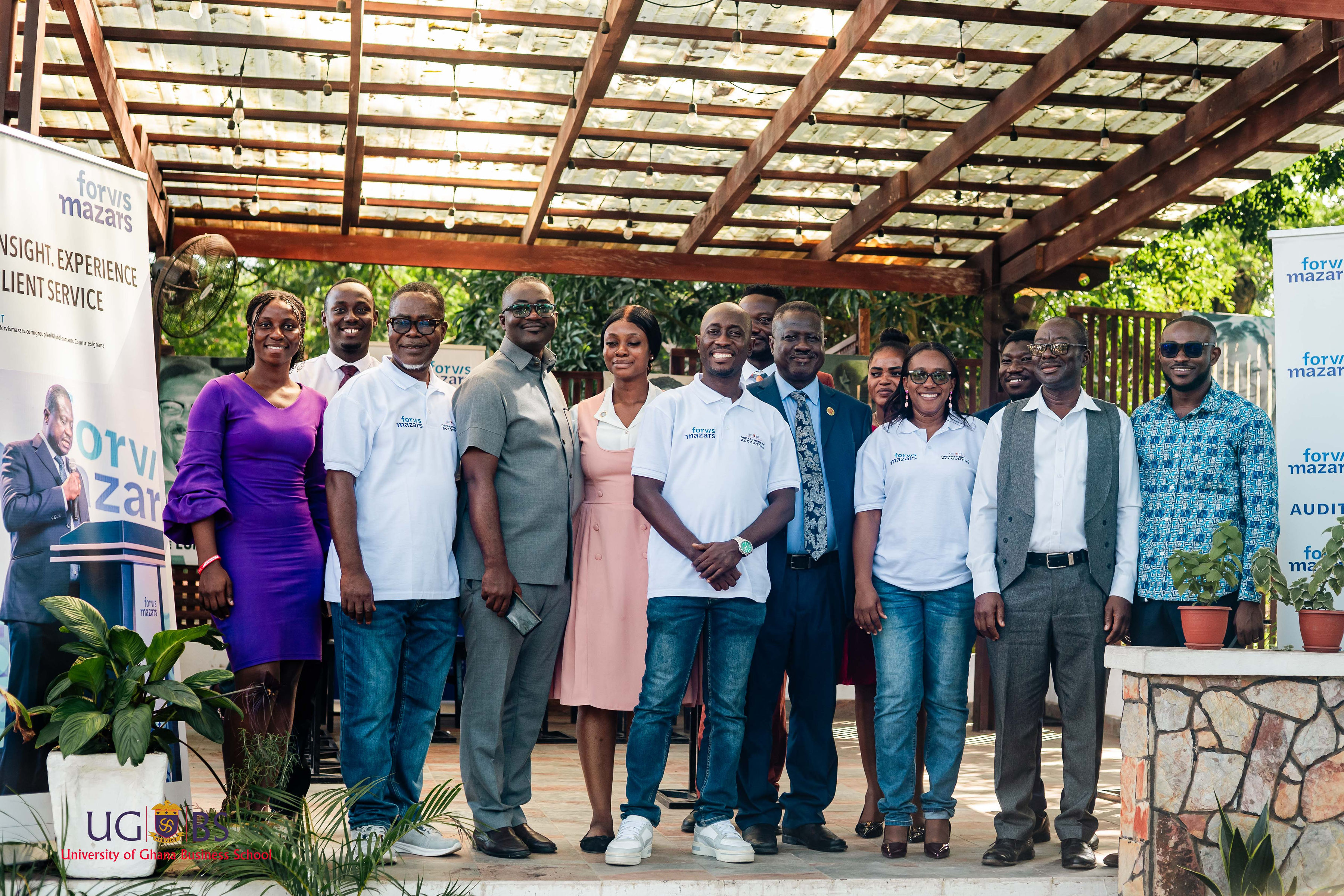 Forvis Mazars professionals and UGBS faculty
