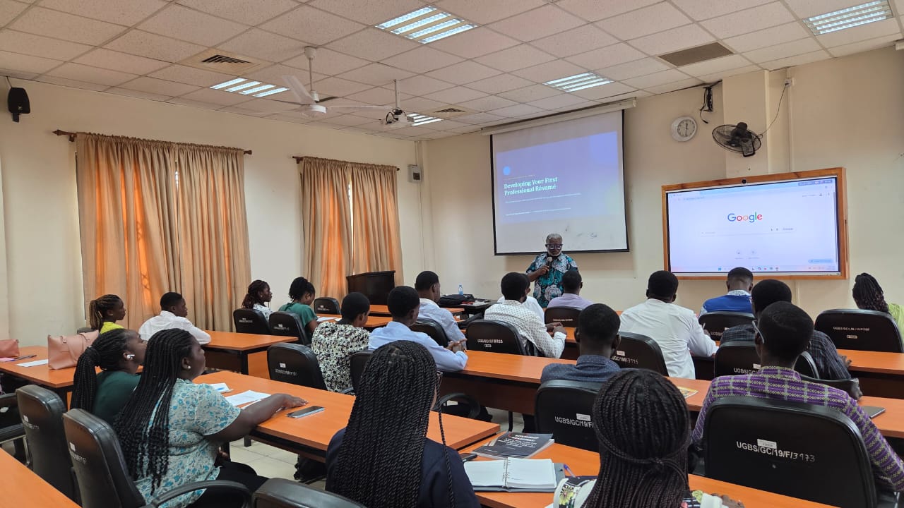 UGBS Department of Accounting Organises an NSS Readiness Seminar to Equip Level 400 Students for National Service and the World of Work
