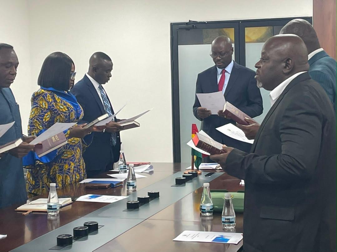 Prof. Joshua Yindenaba Abor Chairs the newly inaugurated Internal Audit Agency Governing Board by Minister for Finance 
