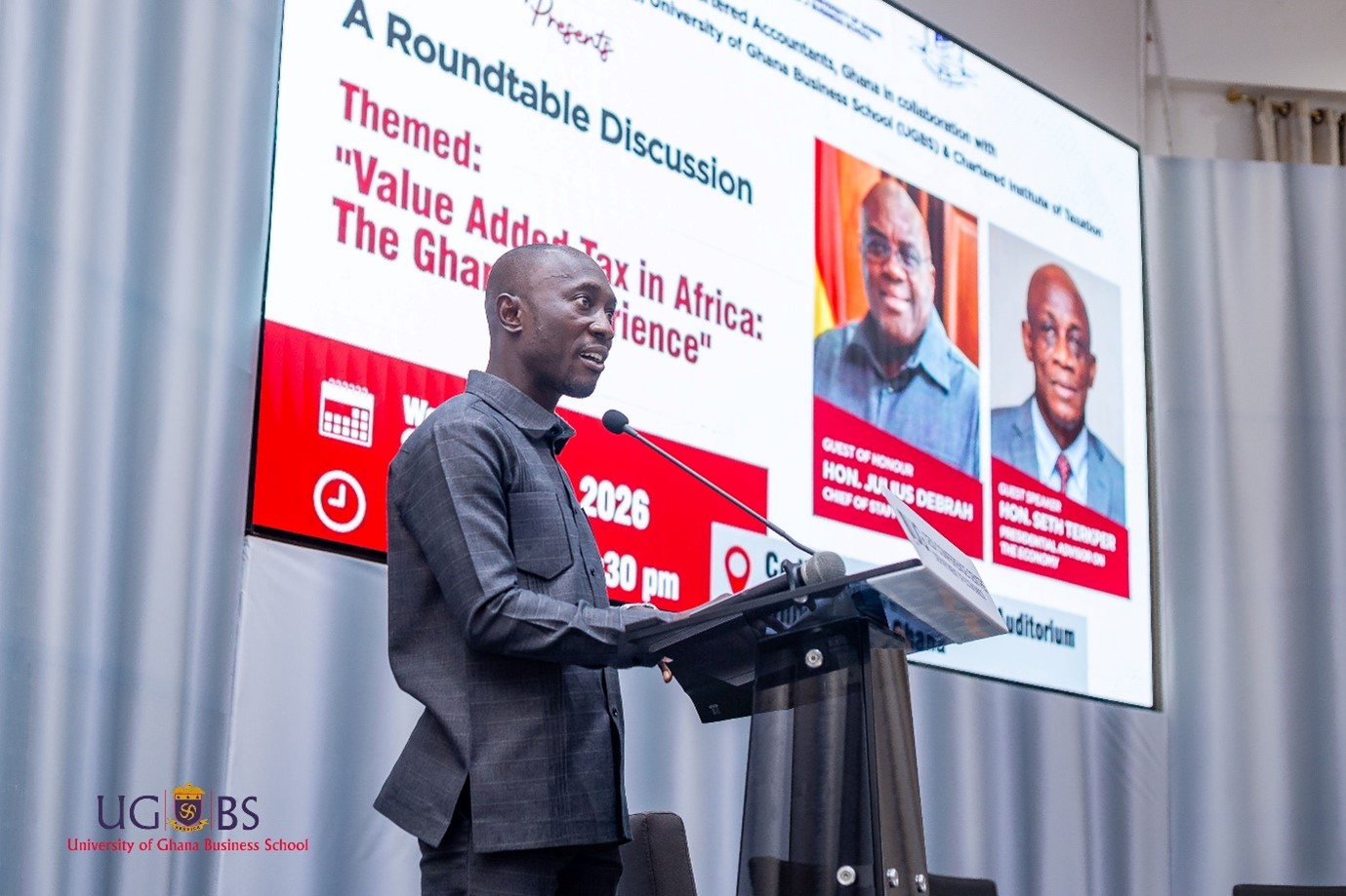 UGBS Department of Accounting, ICAG and Chartered Institute of Taxation Host Roundtable Discussion on VAT Reforms in Africa